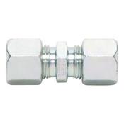 Straight connector for pneumatic brake systems