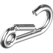Carabiner hook with thimble