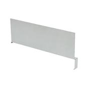 Compartment divider for steel shelf
