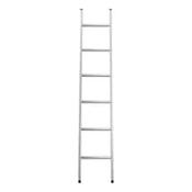 Aluminium runged leaning ladder