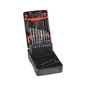 Twist drill bit assortment HSS DIN 338 type RN 118° 19 pcs