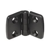 Plastic hinge not detachable