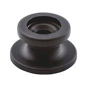 Round button for expanders and tarpaulin cables up to a rope thickness of 8 mm
