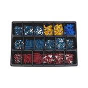 Insulated cable connector assortment 530 pcs without system case 4.4.1