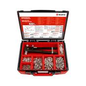 Rivet nuts, round pan head with pliers, assortment 