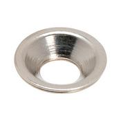 Rosette shape 3 brass, nickel-plated (E2J)