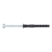 SHARK UR plastic frame fixing, flat collar with zinc plated steel hexagon head bolt and pressed-on washer
