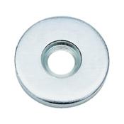 Counterplate for magnetic push latches