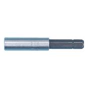 Universal holder C 6.3 (1/4") with stainless steel sleeve, snap ring and permanent magnet