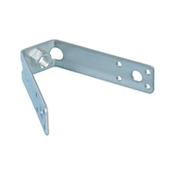 Trapezoidal mount with welded-in nut