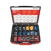 Insulated cable connector with pliers assortment 