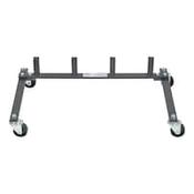 Transport trolley for car positioning jacks