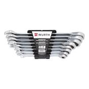 Ratcheting combination wrench retaining ring set, metric 8 pcs