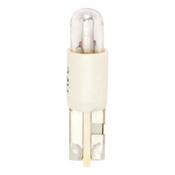 Plastic socket bulb for illuminating instruments, with socket