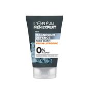 L'Oreal Men Expert Sensitive Skin Face Wash Magnesium Defence Mens Facial Cleanser 100ml