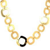 Aquaforte Gold Plated Square Necklet image