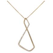 14ct Yellow Gold Cascade Pendant 0.63ct Diamond