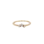14ct Yellow Gold Sparkle Diamond Ring