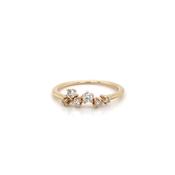 14ct Yellow Gold Sparkle Diamond Ring