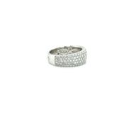 White Gold multi row Diamond Ring image