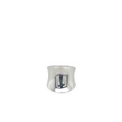 Aquaforte Silver Polished Ring