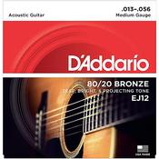 D'addario EJ12 Acoustic Guitar Strings image