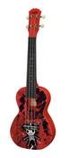 Korala Poly Concert Ukulele  junior skeleton