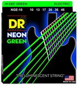DR Neon Green 10 Electric Guitar Strings