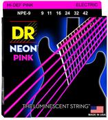 DR Neon Pink 9 Electric Guitar Strings