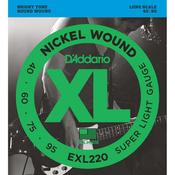 D'Addario EXL220, Super Light 40-95, Long Scale
