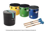 Contemporânea Nesting Surdo 3 piece Professional Samba kit