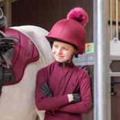 Aubrion Eltar Hat Silk- Black Cherry