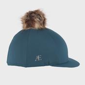Aubrion Equestrian Hat Cover- Estate Blue image