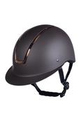 HKM Riding helmet -Lady Shield- Brown/ Rose Gold- Size 55-57cm image