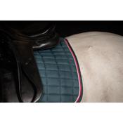 HKM Saddlepad "Manchester" - Jumping Style- Petrol- Cob/Full Size
