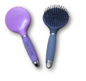 KM Elite Gel Mane &amp; Tail Brush- Grey