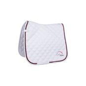 HKM Saddlecloth- Team HKM- White- Pony Size + FREE Ear Bonnet