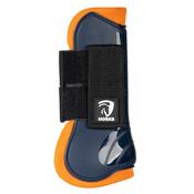 Horks PVC Leg Protection Front Leg - Blue/orange size small