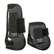 HKM Genua Tendon and Fetlock Boots- Black- Cob Size image