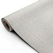 SAMPLE of OATMEAL LINEN FABRIC VINYL WRAP OLF462