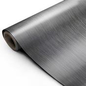 SAMPLE of BRUSHED METAL TITANIUM VINYL WRAP BMT24
