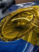 SAMPLE of Yellow Tint Film for Headlight or Tail Lights - L1003