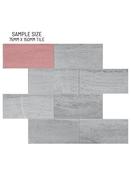 SAMPLE of GREY CONCRETE RECTANGLE - PEEL &amp; STICK COMPOSITE WALL TILES - GCRT05 image