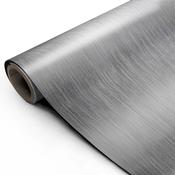 BRUSHED METAL SILVER ALUMINIUM VINYL WRAP BMSA31