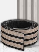 Washed Walnut Peel &amp; Stick Slat Wall Panel - 10.2 x 250cm