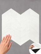 Beach House Wood Chevron Peel &amp; Stick Composite Wall Tiles - (29.6 x 25.3cm)