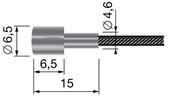Flexible Cable 2500mm Øext:2,5mm