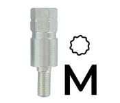 Universal Strimmer Gearbox M Profile Adaptor