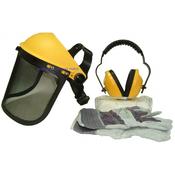 Ozaki Visor Goggles Ear Protection and Work Gloves Kit