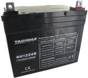 Tashima Battery Gel Agm 100% Sealed 12V 24A for Lawn Tractors L:195 W:130 H:180 + Right